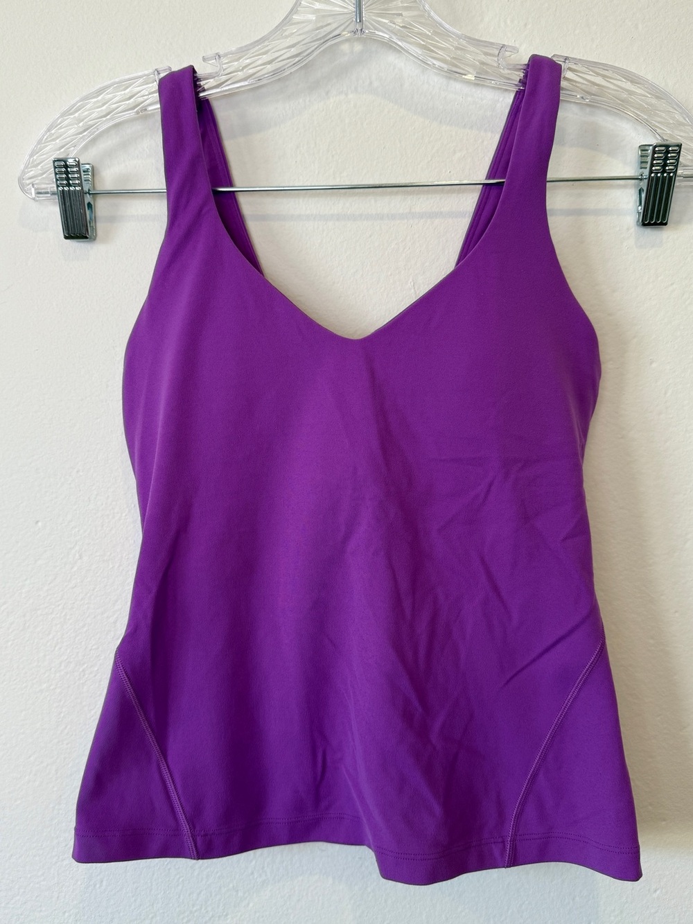 Lululemon Align Tank Size 2 Purple V Neck Athletic Yoga Top